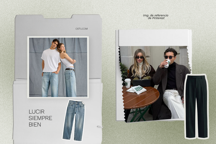 Looks de ropa casual para hombre y mujer